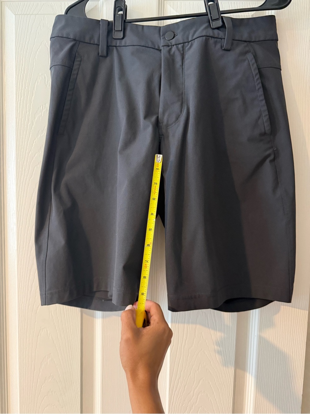 lululemon athletica Men's Flat Front Performance Shorts - Black - 34 - 9” - Picture 3 of 5